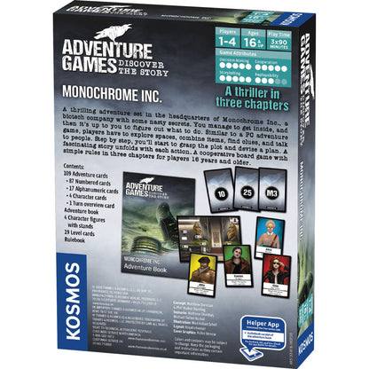 Adventure Games: Monochrome Inc. - Board Game Nhập Vai Trinh Thám - Thames & Kosmos
