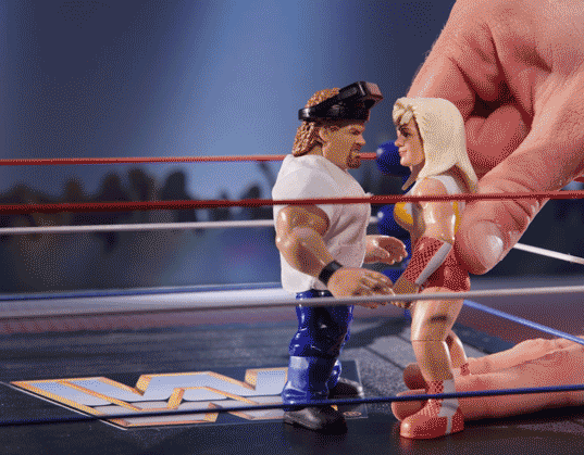 WWE Retro Action Figure 4-Pack Bundle - Bộ 4 Mô Hình Đô Vật Mỹ Retro - Mattel Creations