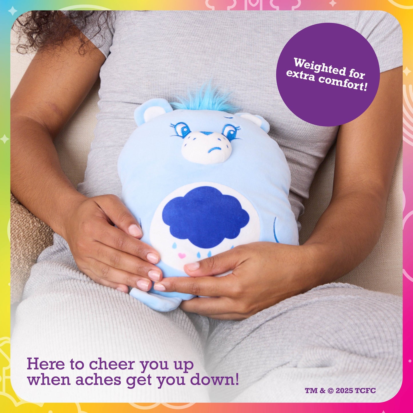 Happy Helpers Grumpy Bear | Gối Chườm Nóng Thú Bông Giảm Đau | Relatable - Hình ảnh bổ sung 5