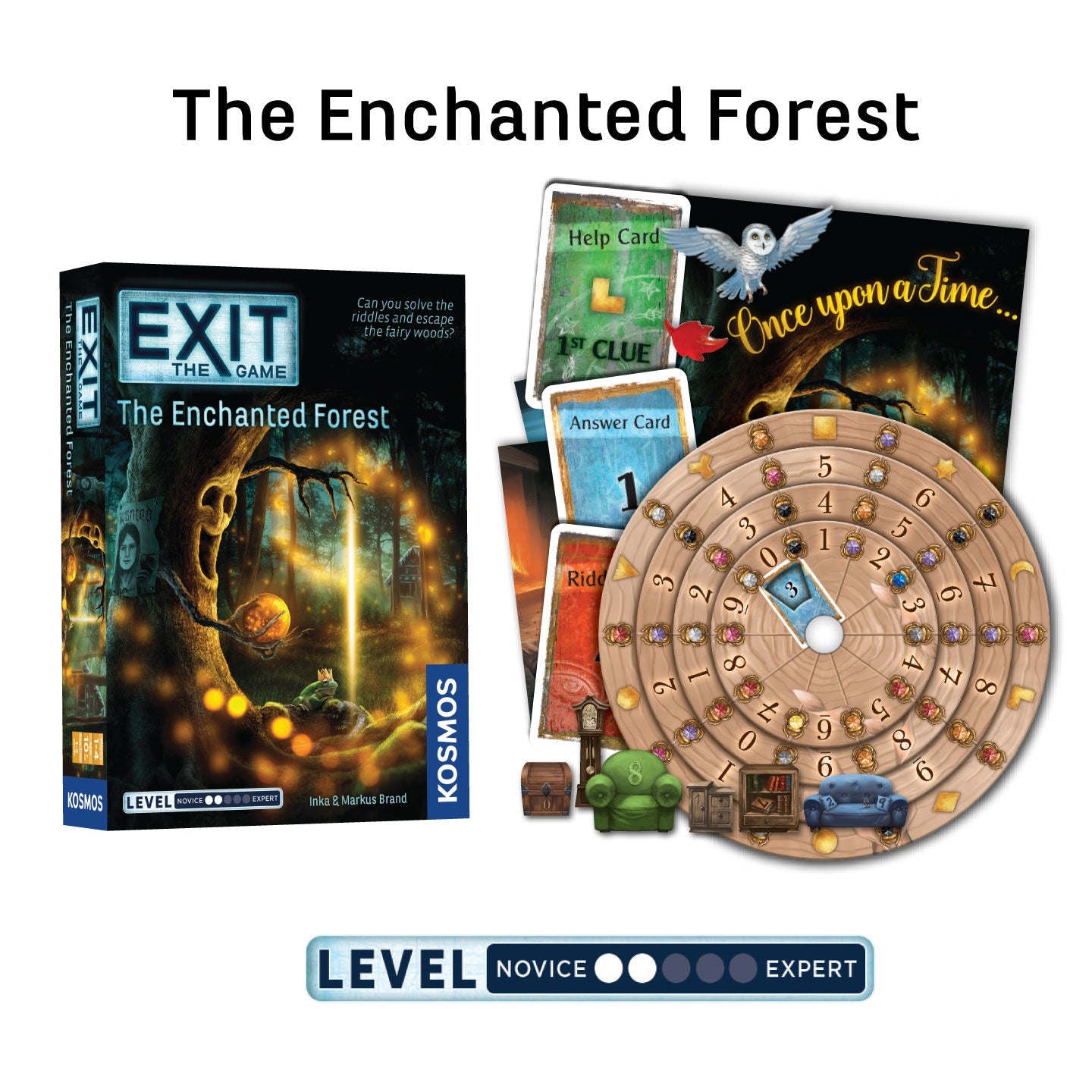 EXIT: The Game, Season 4. Four-Pack: Theft on the Mississippi, The Stormy Flight, The Cemetery of the Knight, and The Enchanted Forest - Bộ 4 Trò Chơi Thoát Hiểm Escape Room - Thames & Kosmos - Hình ảnh bổ sung 6