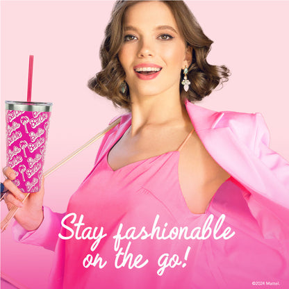 Barbie™ X Dragon Glassware® Tumbler - 16 Oz - Bình Giữ Nhiệt Thép Không Gỉ Mattel - Hình ảnh bổ sung 6