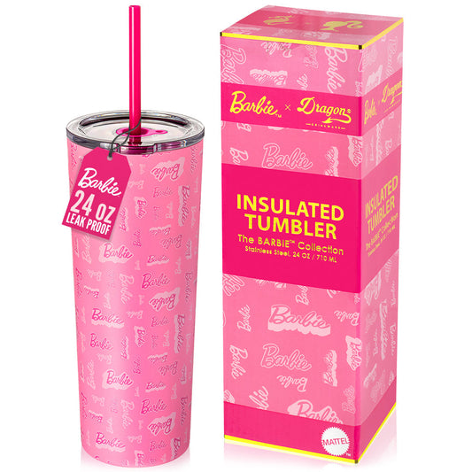 Barbie™ Best Day Ever Tumbler - 24 Oz - Bình giữ nhiệt thép không gỉ Dragon Drinkware