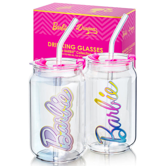 Barbie™ X Dragon Glassware® Aura Drinking Glasses - Bộ 2 Ly Thủy Tinh Cao Cấp - Dragon Glassware - Hình ảnh sản phẩm