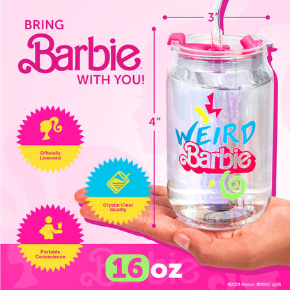 Barbie™ the Movie X Dragon Glassware® Weird Barbie™ Drinking Glasses - Bộ Ly Thủy Tinh Cao Cấp - Dragon Glassware