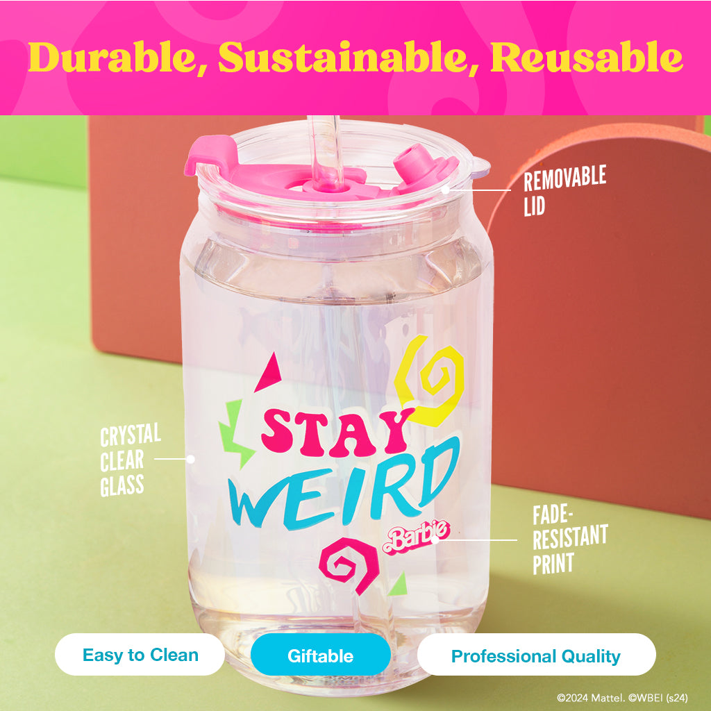 Barbie™ the Movie X Dragon Glassware® Weird Barbie™ Drinking Glasses - Bộ Ly Thủy Tinh Cao Cấp - Dragon Glassware