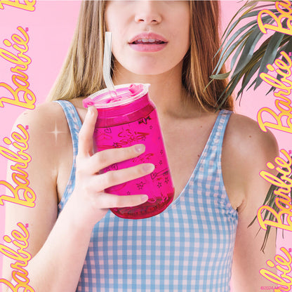 Barbie™ X Dragon Glassware® Love Out Loud Drinking Glasses - Bộ 2 Ly Thủy Tinh Cao Cấp Chính Hãng