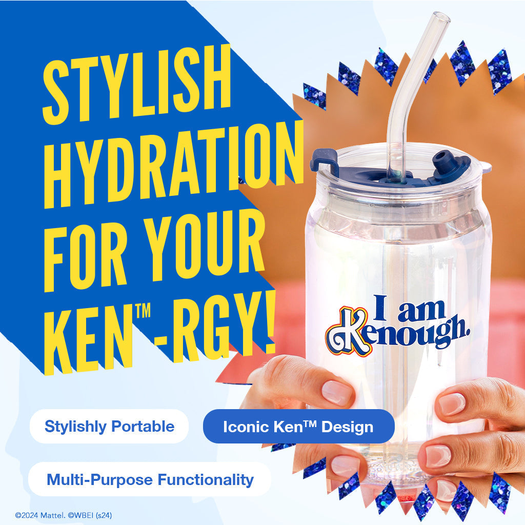 Barbie™ the Movie X Dragon Glassware® I'm Just Ken™ Drinking Glasses - Bộ 2 Ly Thủy Tinh Cao Cấp Dragon Glassware