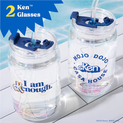 Barbie™ the Movie X Dragon Glassware® I'm Just Ken™ Drinking Glasses - Bộ 2 Ly Thủy Tinh Cao Cấp Dragon Glassware