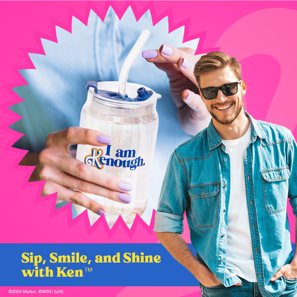 Barbie™ the Movie X Dragon Glassware® I'm Just Ken™ Drinking Glasses - Bộ 2 Ly Thủy Tinh Cao Cấp Dragon Glassware