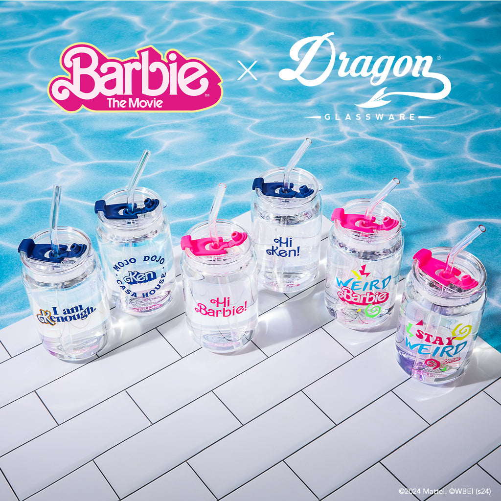 Barbie™ the Movie X Dragon Glassware® I'm Just Ken™ Drinking Glasses - Bộ 2 Ly Thủy Tinh Cao Cấp Dragon Glassware