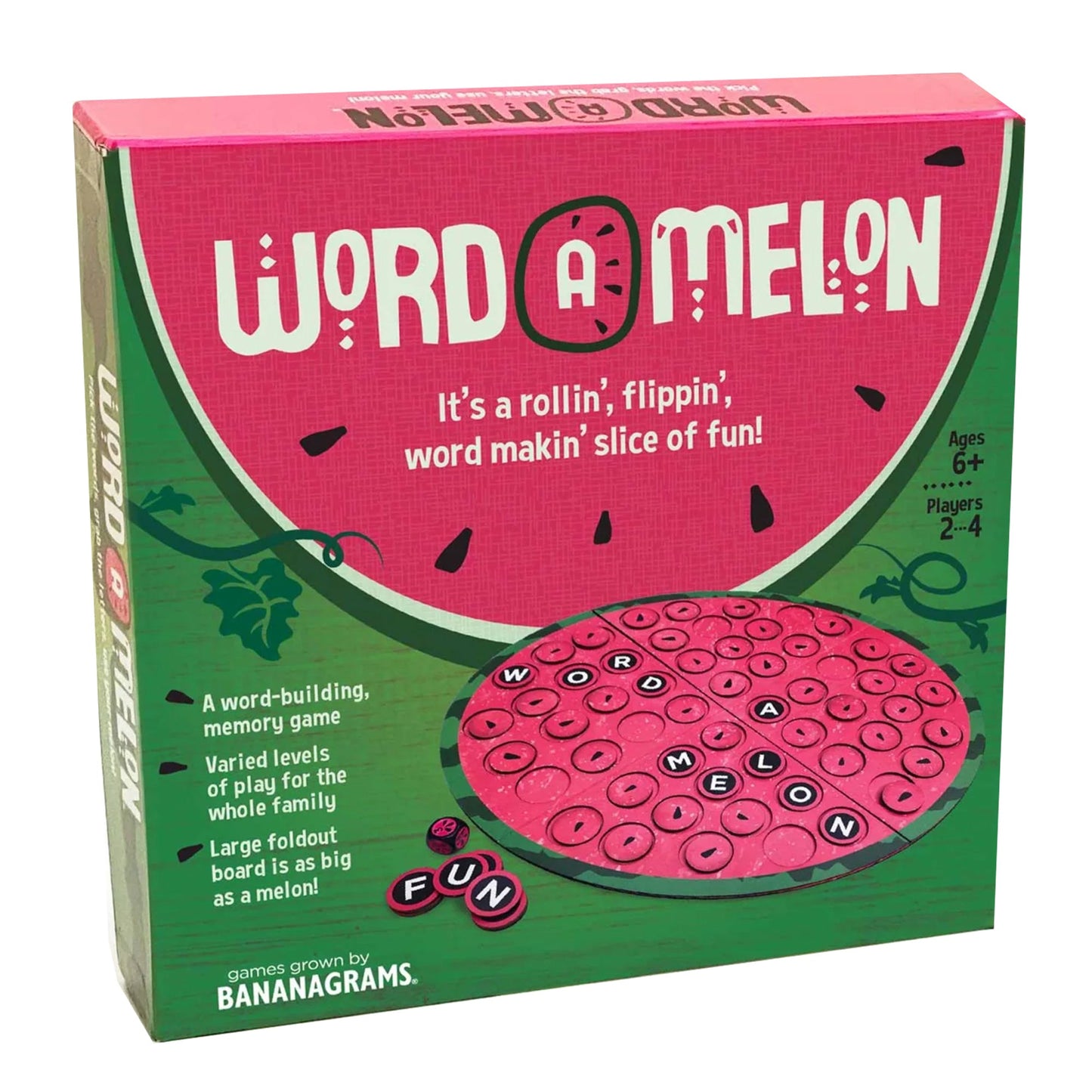 Word-A-Melon Board Game - Trò Chơi Tìm Chữ & Trí Nhớ - Bananagrams