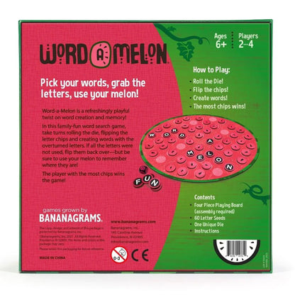 Word-A-Melon Board Game - Trò Chơi Tìm Chữ & Trí Nhớ - Bananagrams