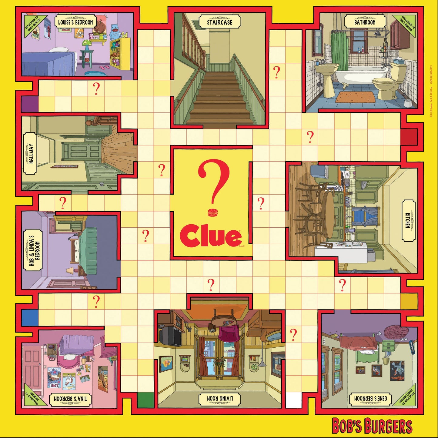 CLUE®: Bob's Burgers - Trò chơi Board Game Trinh thám - The Op Games