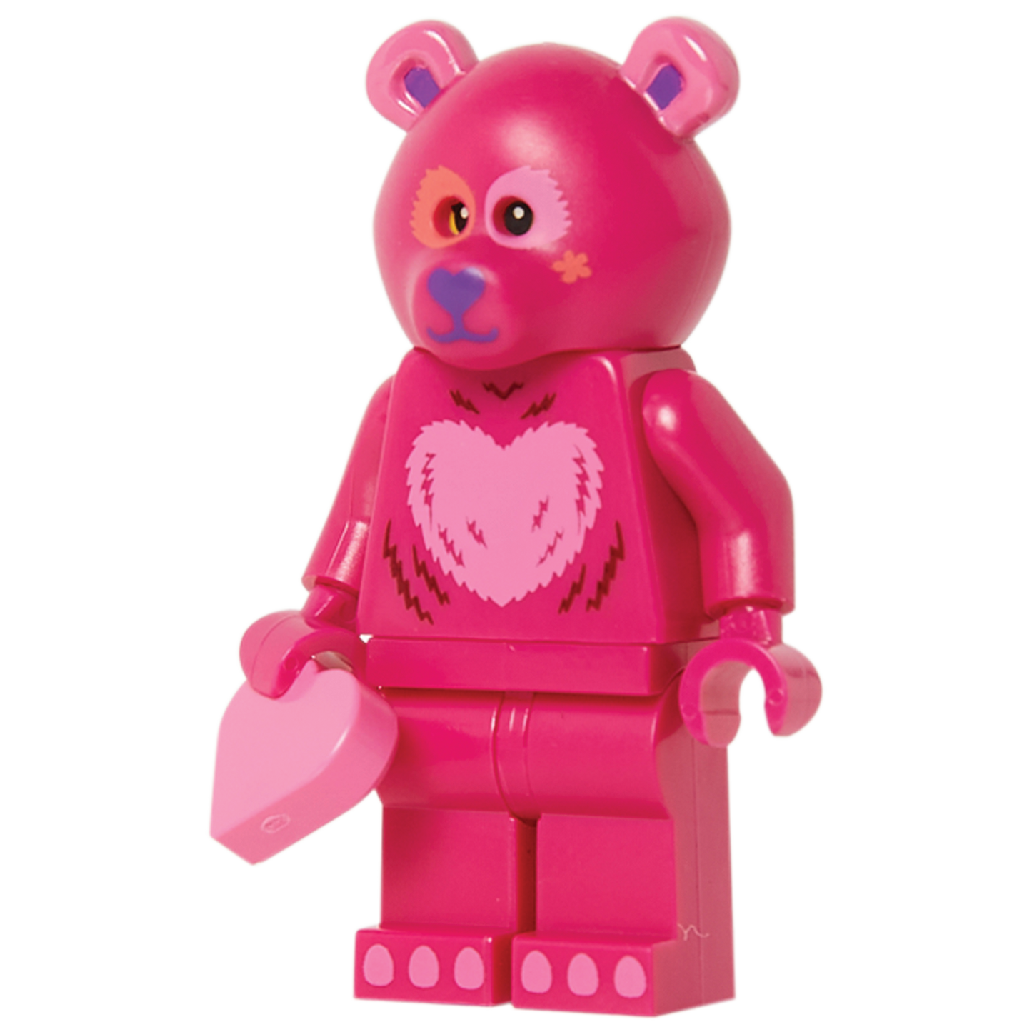 Minifigure The Heart Bear - Phụ Kiện Nhân Vật Gấu Trái Tim LEGO - Hình ảnh sản phẩm