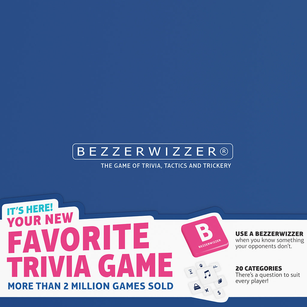 Bezzerwizzer – The Ultimate Trivia, Tactics & Trickery Game - Trò chơi Board Game Kiến thức & Chiến thuật - Asmodee