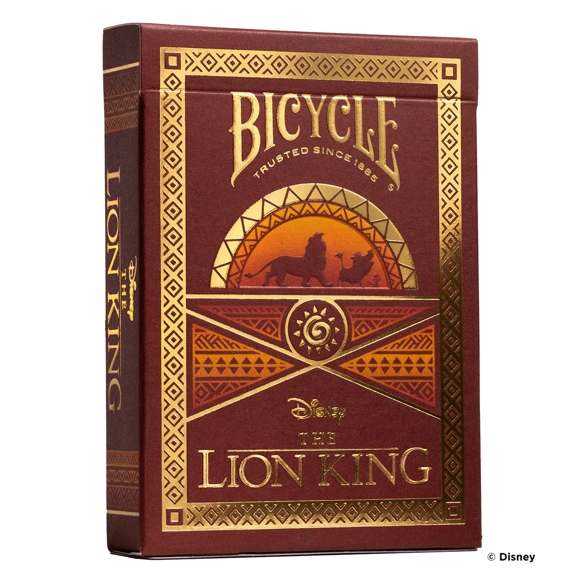 Disney Lion King Inspired Playing Cards by Bicycle - Bài Tây Vua Sư Tử Ép Nhũ Cao Cấp - Bicycle - Hình ảnh sản phẩm