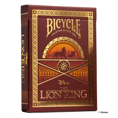 Disney Lion King Inspired Playing Cards by Bicycle - Bài Tây Vua Sư Tử Ép Nhũ Cao Cấp - Bicycle - Hình ảnh sản phẩm
