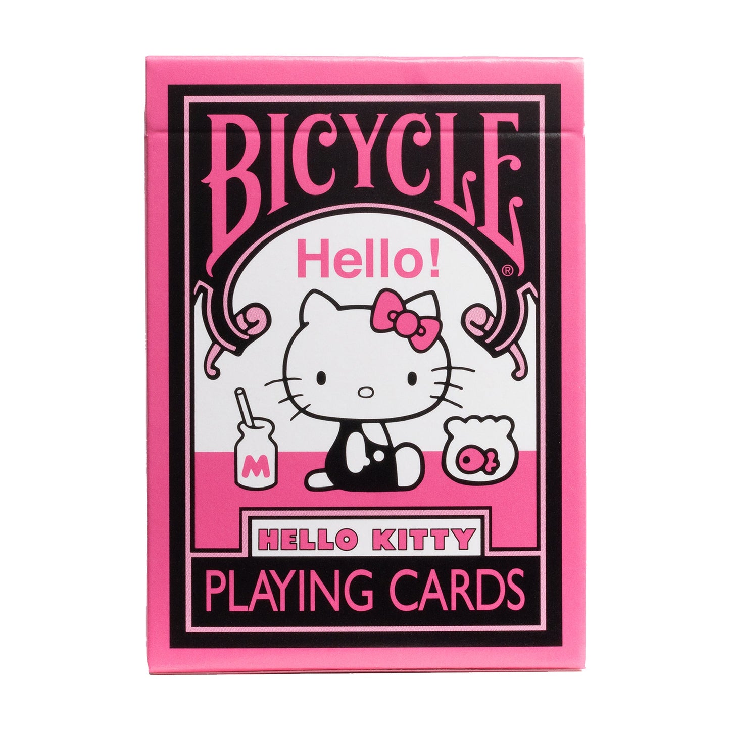 Bicycle Hello Kitty Black & Pink Playing Cards - Bộ Bài Tây Hello Kitty - Bicycle