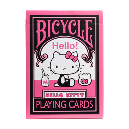 Bicycle Hello Kitty Black & Pink Playing Cards - Bộ Bài Tây Hello Kitty - Bicycle