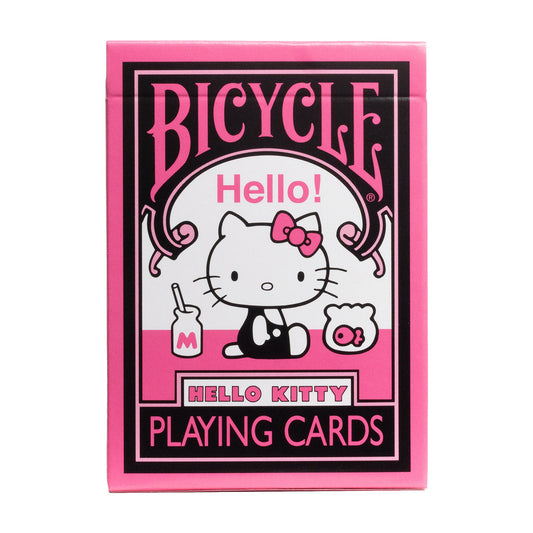 Bicycle Hello Kitty Black & Pink Playing Cards - Bộ Bài Tây Hello Kitty - Bicycle