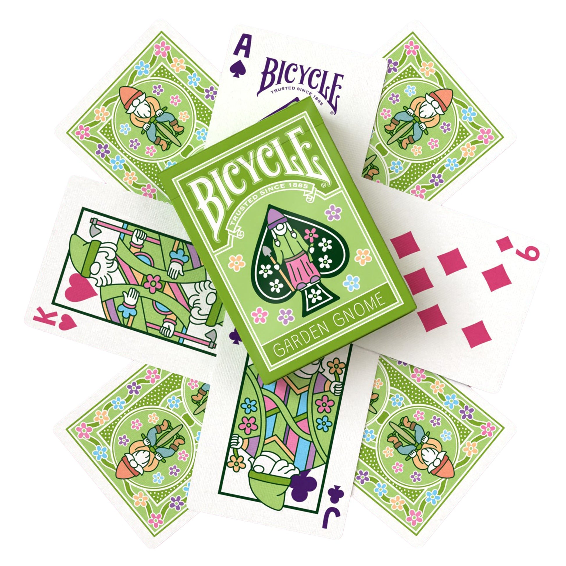 Bicycle Garden Gnome Playing Cards