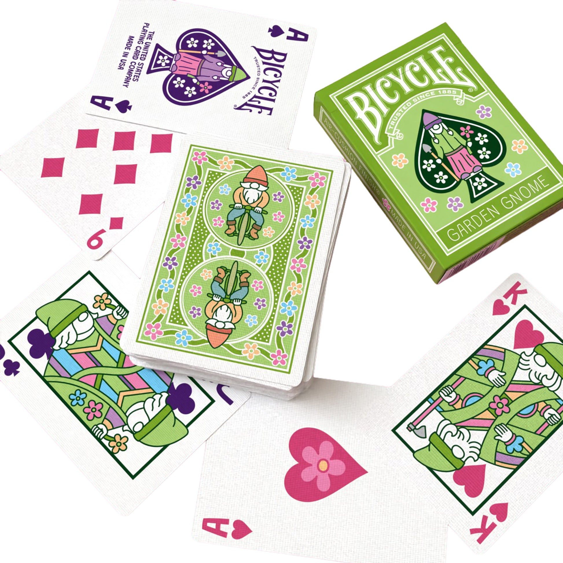 Bicycle Garden Gnome Playing Cards