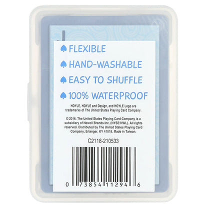 Hoyle Clear Waterproof Playing Cards - Bài Nhựa Trong Suốt Chống Nước - Hoyle