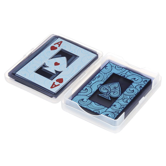Hoyle Clear Waterproof Playing Cards - Bài Nhựa Trong Suốt Chống Nước - Hoyle