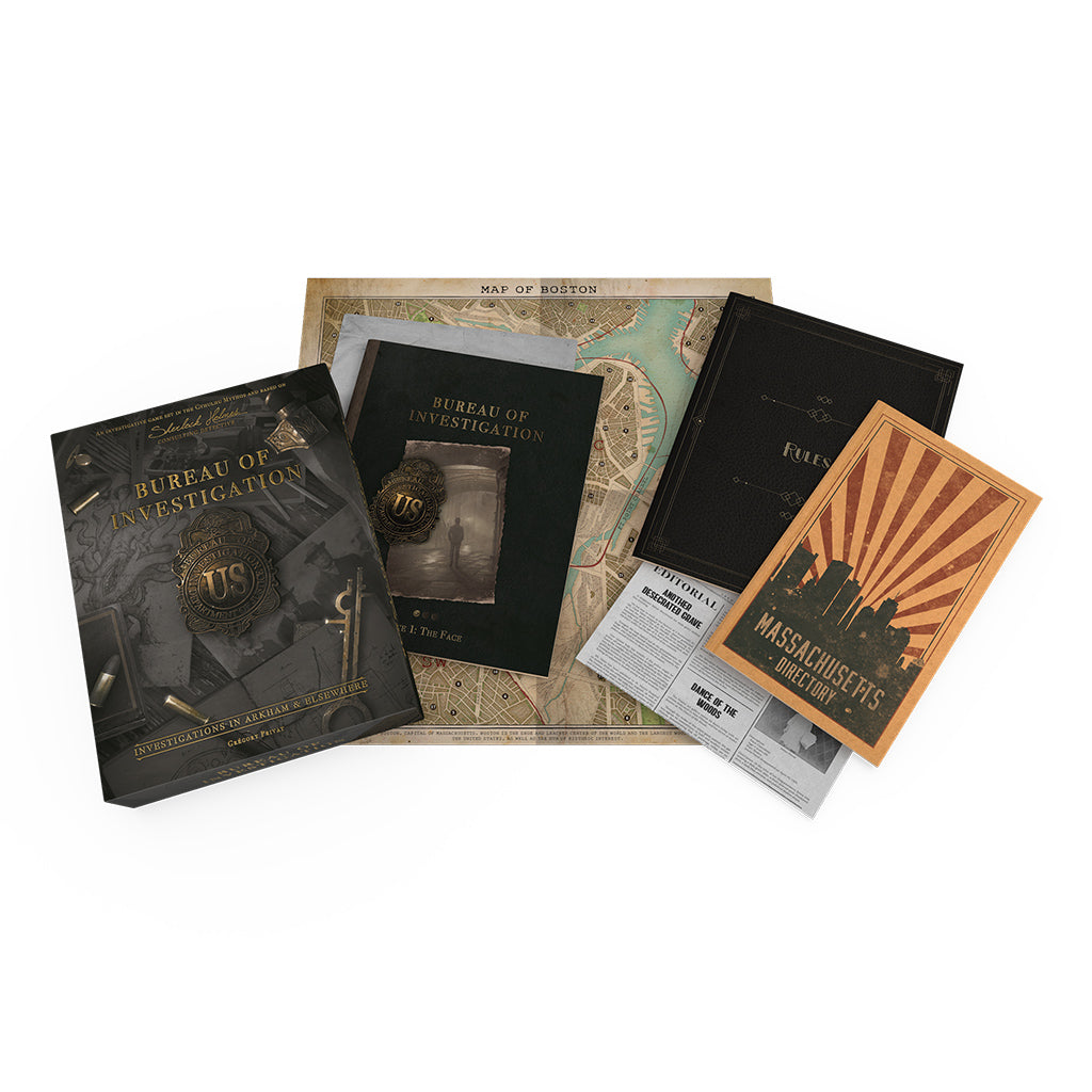 Bureau of Investigation - Board game thám tử kinh dị Cthulhu - Space Cowboys