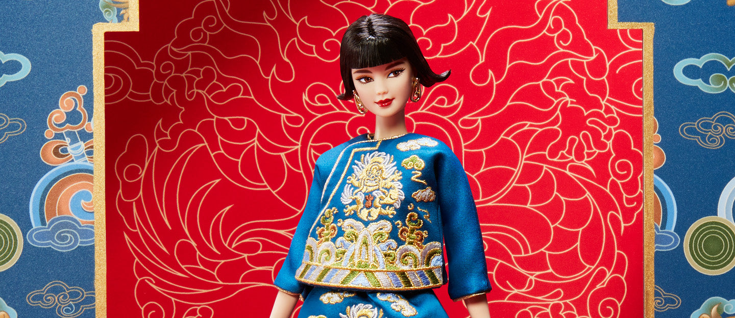 2023 Barbie Lunar New Year Doll Designed by Guo Pei - Búp bê sưu tầm cao cấp - Mattel Barbie Signature Mattel - ảnh 9 - Colle