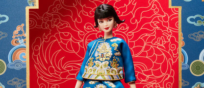 2023 Barbie Lunar New Year Doll Designed by Guo Pei - Búp bê sưu tầm cao cấp - Mattel Barbie Signature Mattel - ảnh 9 - Colle