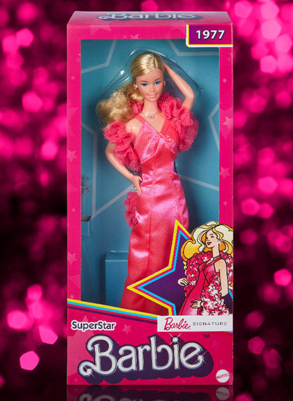 1977 Superstar Barbie Doll Reproduction - Búp bê Sưu tầm Barbie Signature Mattel HBY11