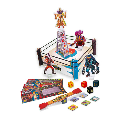 Lucha Wars - Board Game Đấu Vật Mexico - Backspindle Games