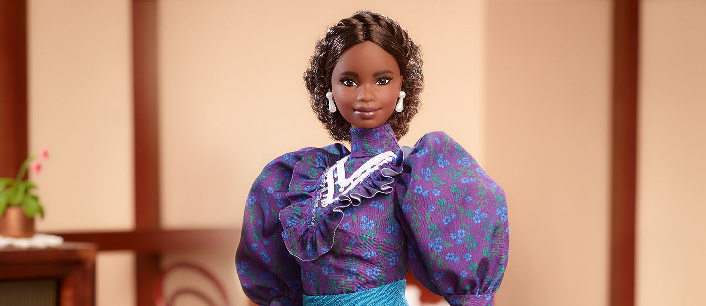 Inspiring Women Madam C.J. Walker Barbie Doll - Búp Bê Sưu Tầm Barbie Signature HLM19 Barbie Signature - ảnh 3 - Collectible 