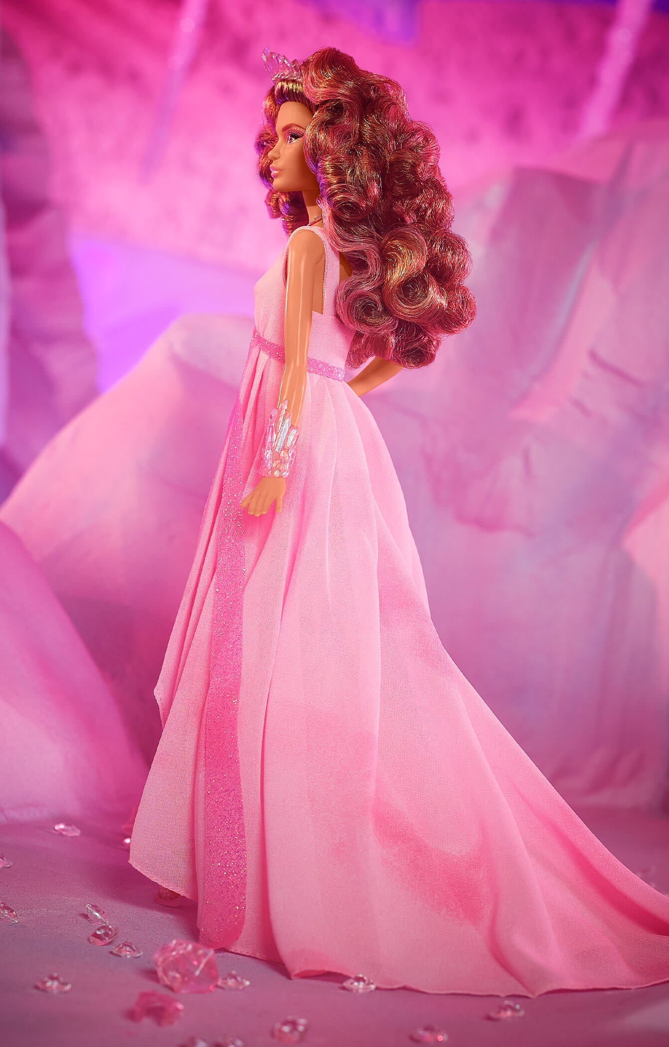 Barbie Crystal Fantasy Collection Rose Quartz Doll - Búp Bê Sưu Tầm Cao Cấp Barbie Signature HCB95
