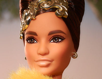 Guo Pei Barbie Doll Wearing Golden-Yellow Gown - Búp bê Sưu tầm Cao cấp Barbie Signature
