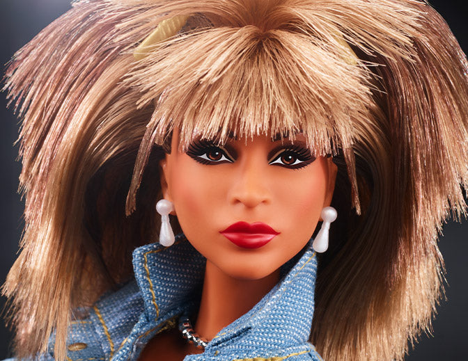 Barbie Signature Music Series Tina Turner Doll - Búp bê Sưu tầm Huyền thoại Rock 'n Roll - Mattel HCB98