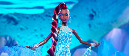 Barbie Fantasy Collection Turquoise Doll - Búp bê Sưu tầm Cao cấp - Mattel Mattel - ảnh 9 - Collectible Doll