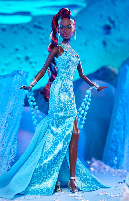 Barbie Fantasy Collection Turquoise Doll - Búp bê Sưu tầm Cao cấp - Mattel