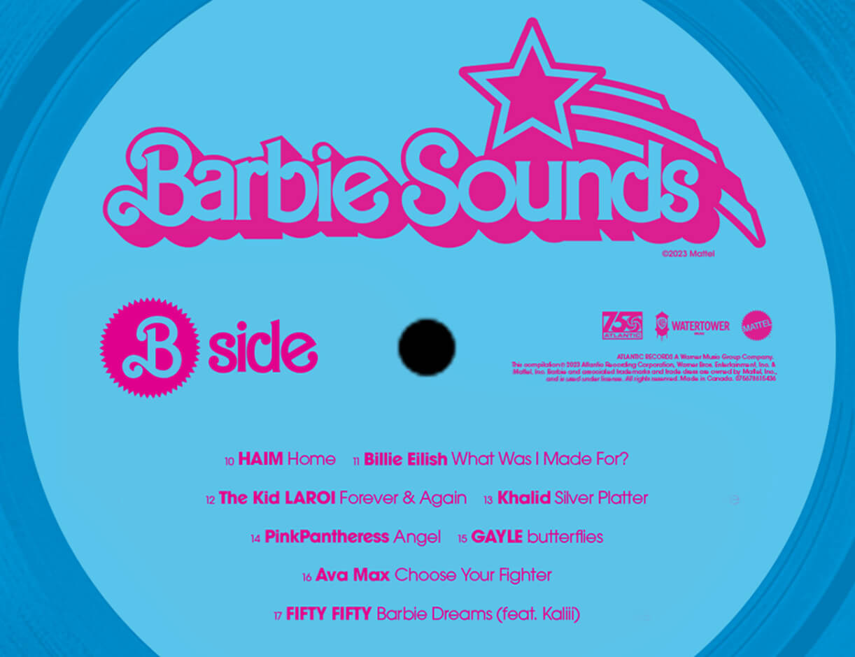 Barbie The Album – Official Vinyl Movie Soundtrack Set - Đĩa Than Nhạc Phim Chính Thức Mattel Creations Mattel Creations - ản