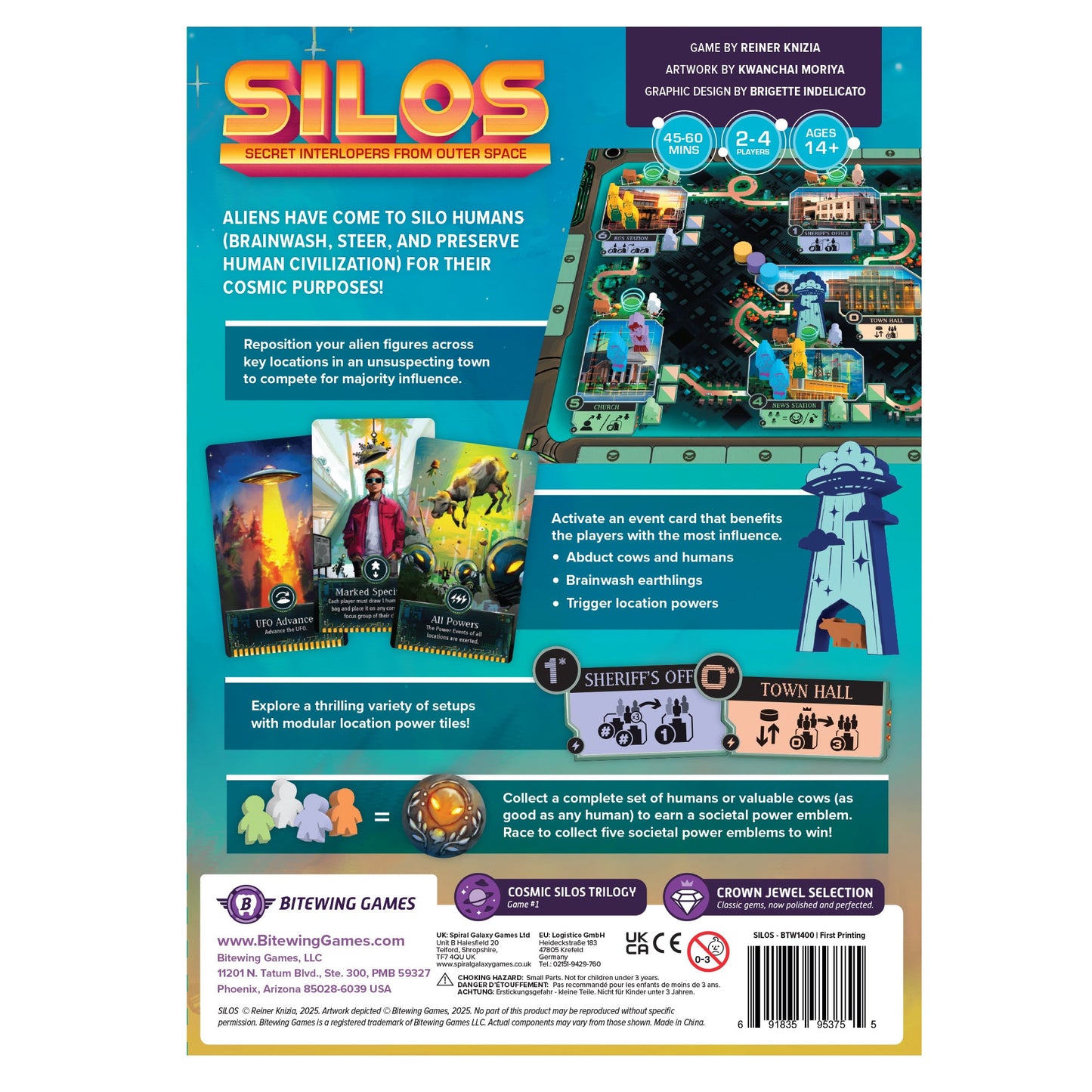 SILOS Board Game - Trò chơi Board Game Chiến Thuật Người Ngoài Hành Tinh - Allplay