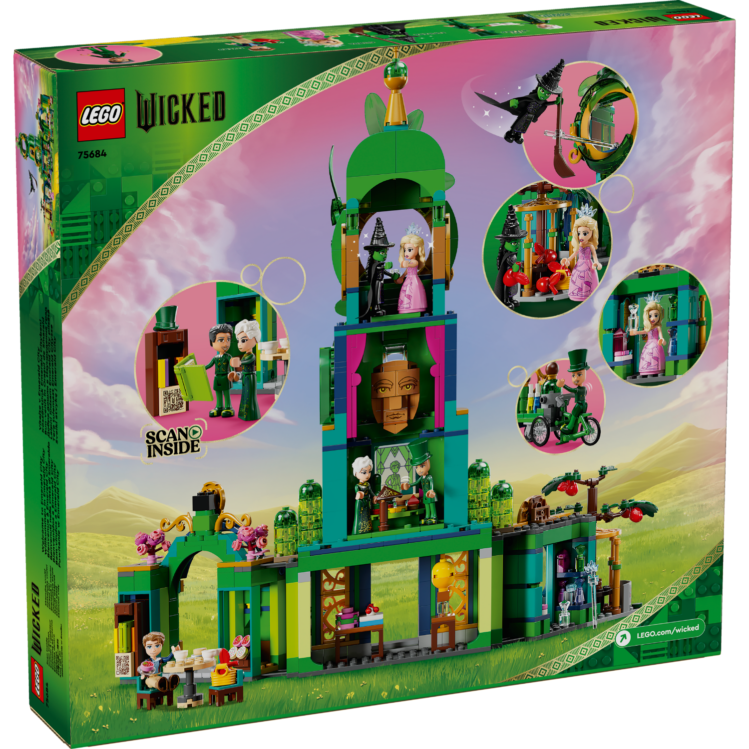 LEGO® Wicked Welcome to Emerald City - Bộ Đồ Chơi Lắp Ráp Thành Phố Emerald 75684 - LEGO - Hình ảnh bổ sung 7