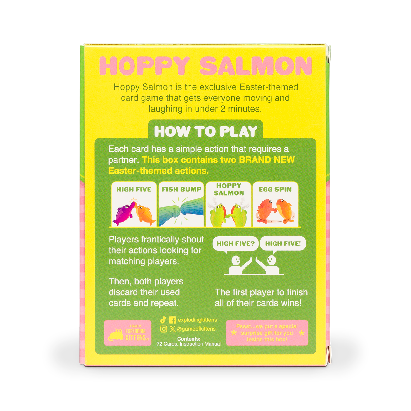 Hoppy Salmon - Trò chơi thẻ bài hành động nhanh - Exploding Kittens