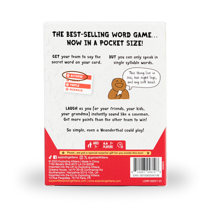 Poetry For Neanderthals: Grab & Game Edition - Trò chơi thẻ bài tiệc tùng - Exploding Kittens