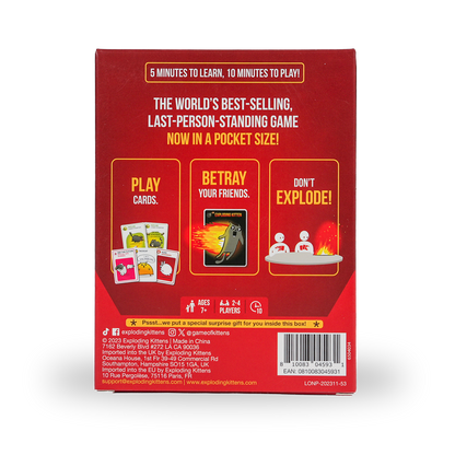 Exploding Kittens Original: Grab & Game Edition - Board Game Mèo Nổ Phiên Bản Bỏ Túi - Exploding Kittens