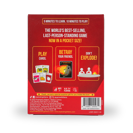 Exploding Kittens Original: Grab & Game Edition - Board Game Mèo Nổ Phiên Bản Bỏ Túi - Exploding Kittens