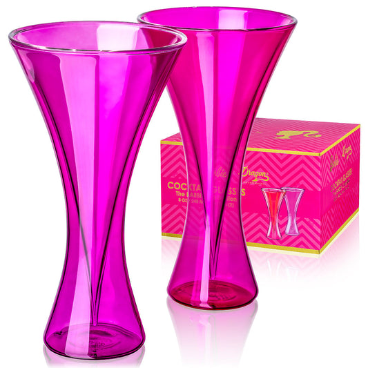 Barbie™ X Dragon Glassware® Cocktail Glasses - Bộ 2 Ly Cocktail Martini Cách Nhiệt 2 Lớp - Dragon Glassware - Hình ảnh sản phẩm