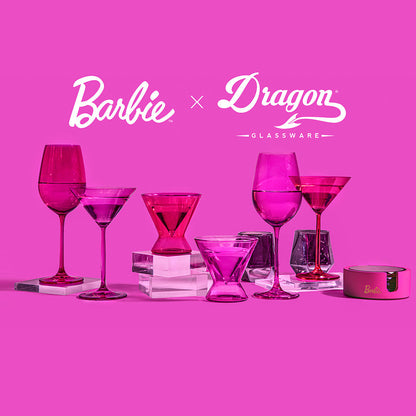 Barbie™ X Dragon Glassware® Martini Glasses - Bộ 2 Ly Martini Pha Lê Cao Cấp - Dragon Glassware