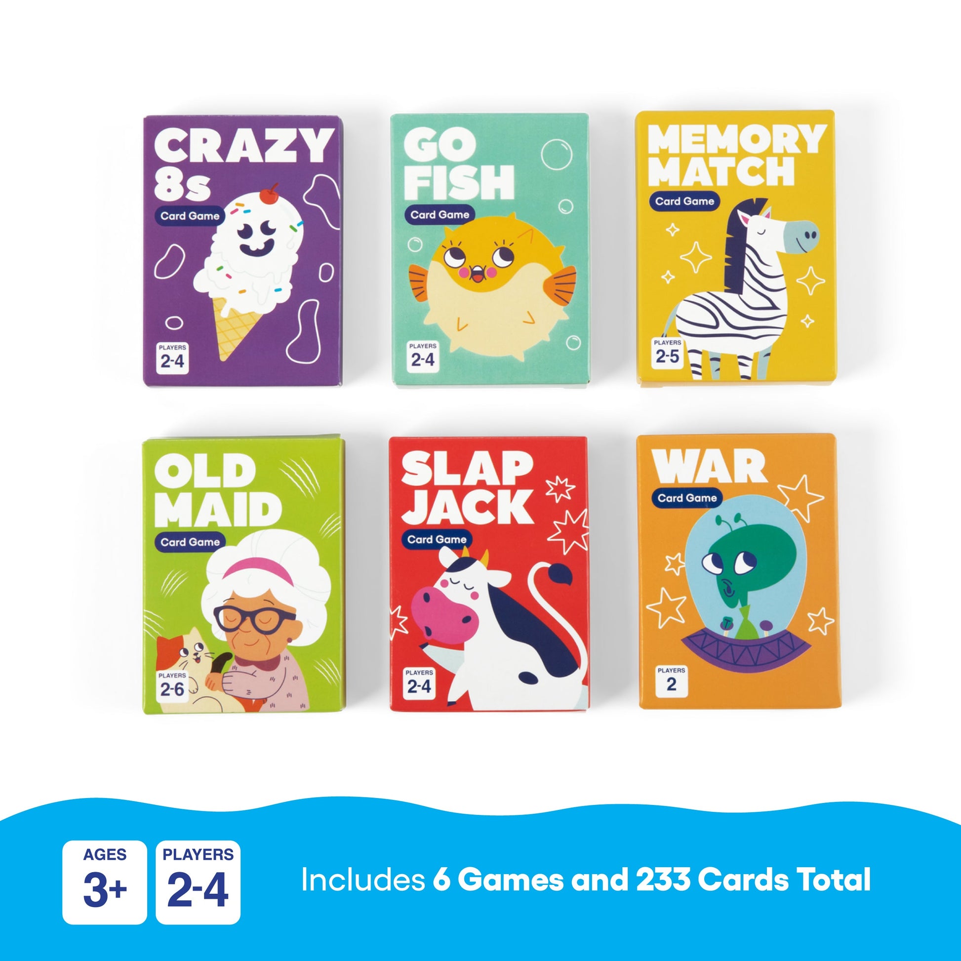 6 in 1 Classic Games Pack from Bee Street Games, By Relatable – The Ul