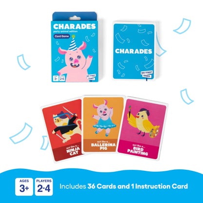 Charades, Party Animal Edition from Bee Street Games, by Relatable – C